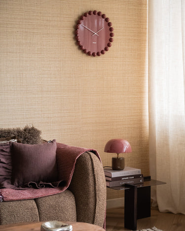 Wandklok Dotty Bordeaux - Things I Like Things I Love