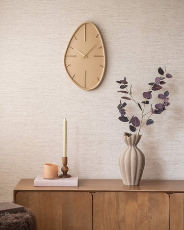 Wandklok Organisch Beige - Things I Like Things I Love