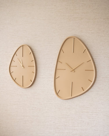 Wandklok Organisch Beige - Things I Like Things I Love