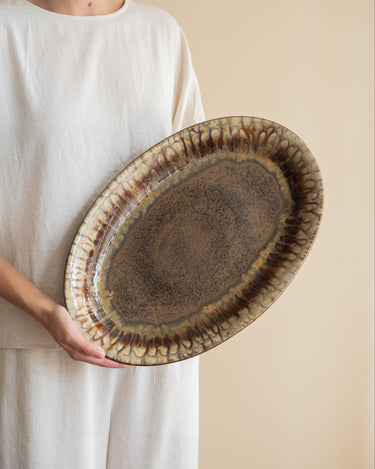 X - Large Serving Plate Mocha - Things I Like Things I Love