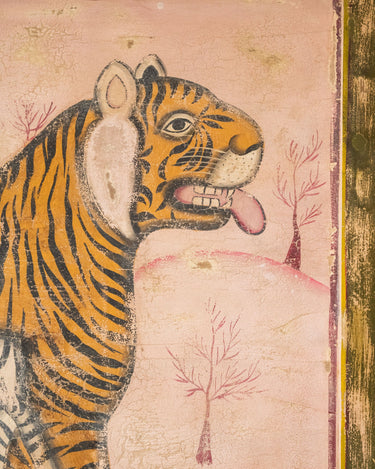 X - Large Wall Art Tiger Antique - Things I Like Things I Love