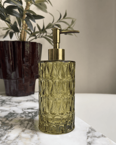 Zeepdispenser Pear Glas Groen - Things I Like Things I Love