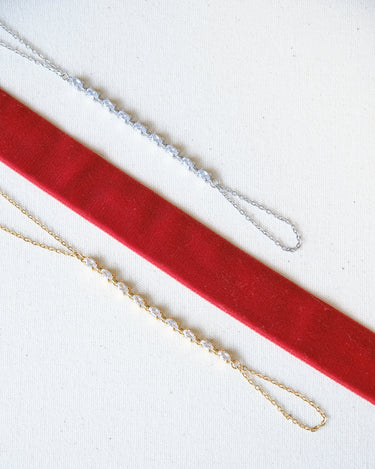 Zircon Tennis Hand Chain Zilver - Things I Like Things I Love