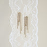Zircon Waterfall Earrings Gold Goud - Things I Like Things I Love