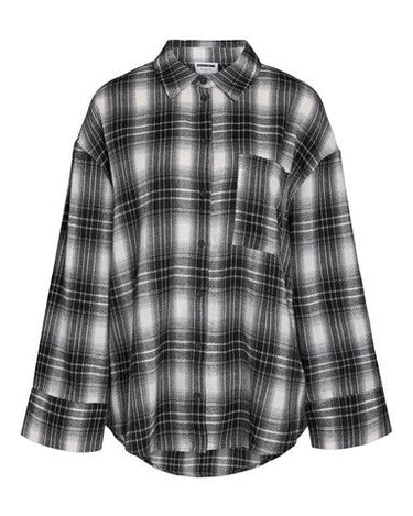 Zoe Check Shirt Black - Things I Like Things I Love