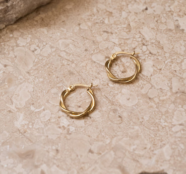 TILTIL Single Hoop Goldplated Freya - Things I Like Things I Love